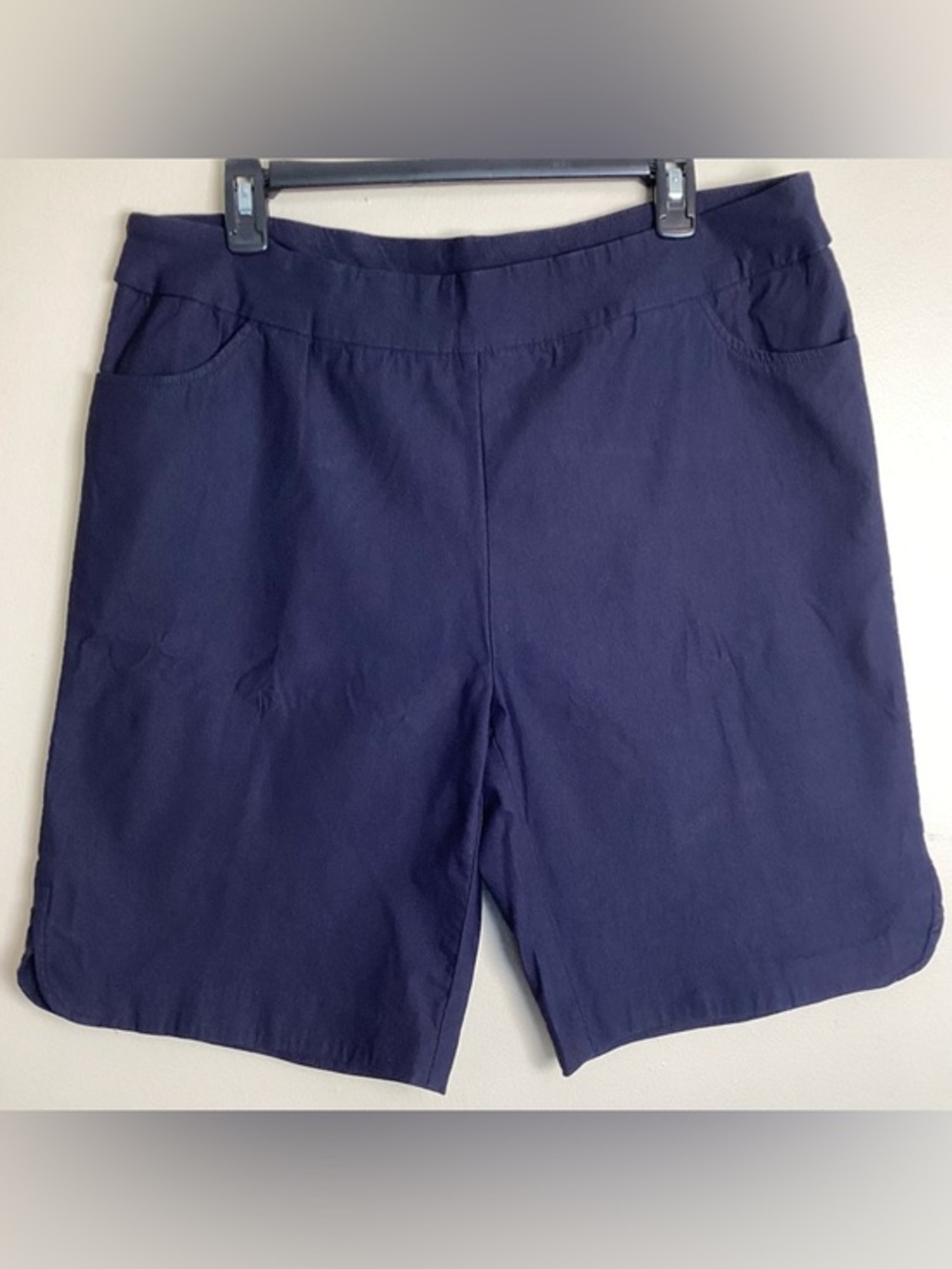 Coconut Row Palm Beach stretch pull on Bermuda shorts size 16 Coastal Vacation